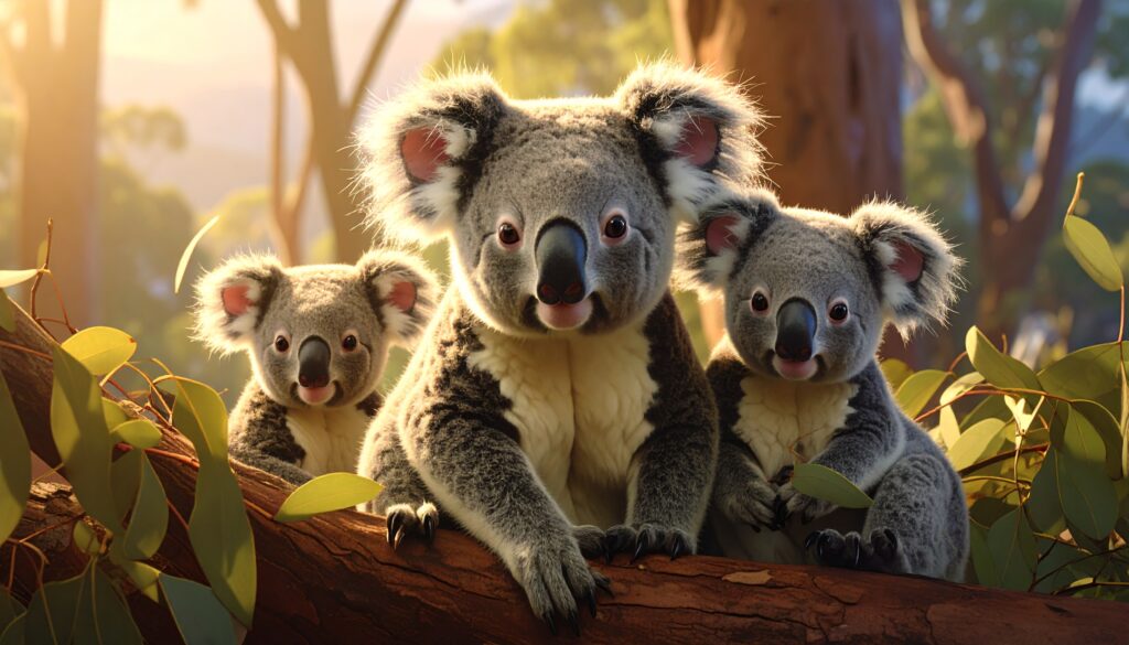 Firefly_Koala Familie 928197